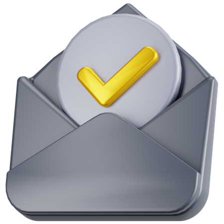 Verificação de e-mail  3D Icon