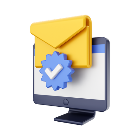 E-Mail-Verifizierung  3D Icon