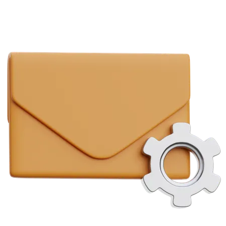 E-Mail-Verwaltung  3D Icon