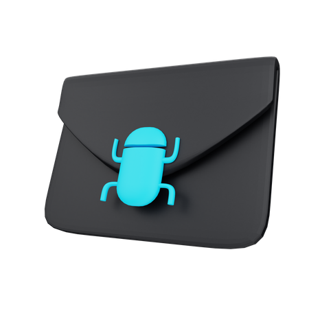 E-Mail-Virus  3D Icon