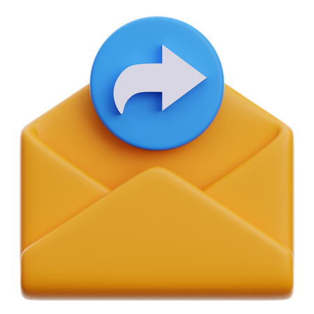 Email weiterleiten  3D Icon