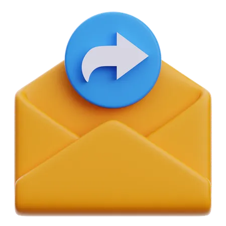 Email weiterleiten  3D Icon