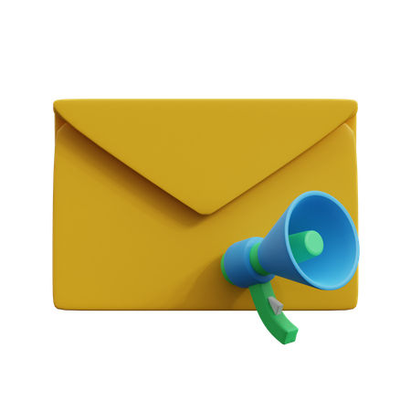 E-Mail-Werbung  3D Icon