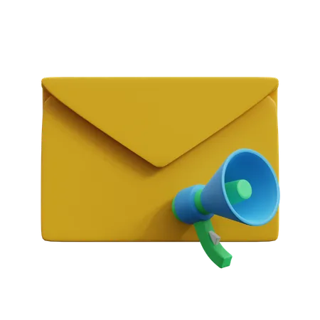 E-Mail-Werbung  3D Icon