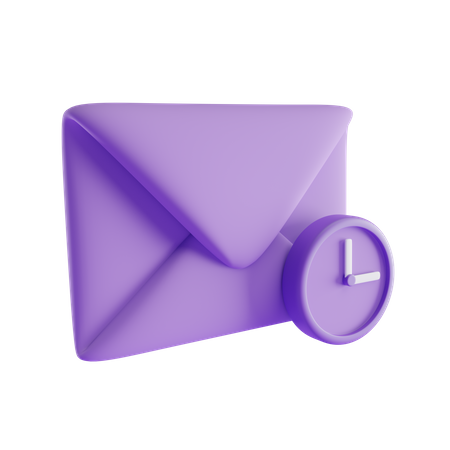 E-Mail-Zeit  3D Icon
