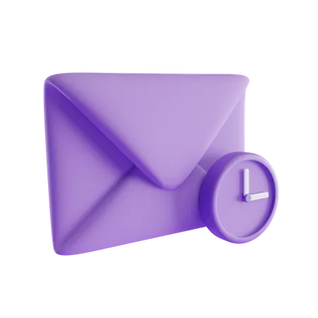 E-Mail-Zeit  3D Icon