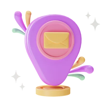 E-Mail-Ziel  3D Icon