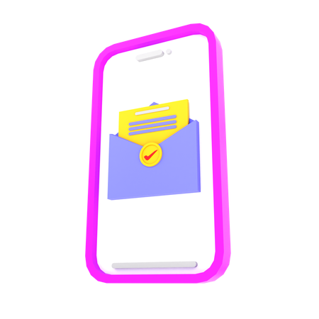 E-Mail-Zustellung  3D Icon