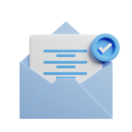 E-Mails abrufen  3D Icon