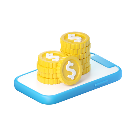 E Payment  3D Illustration