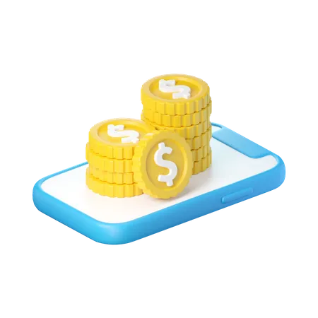 E Payment  3D Illustration