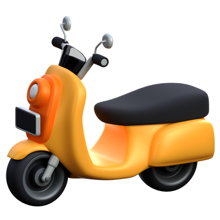 E Scooter  3D Icon