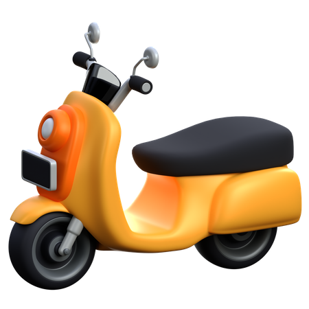 E Scooter  3D Icon