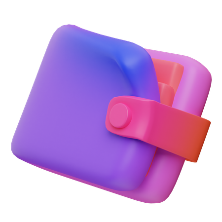 전자지갑  3D Icon