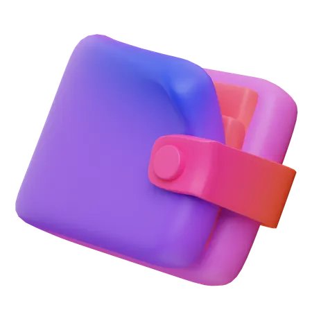전자지갑  3D Icon