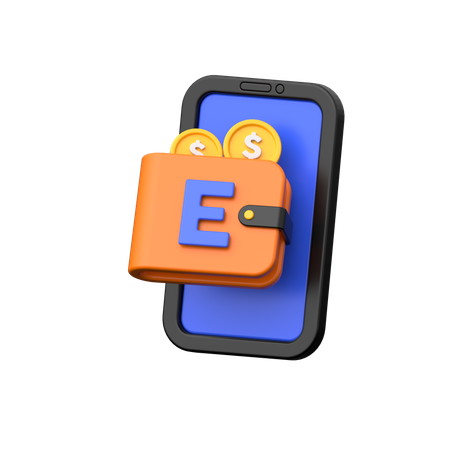 E-Wallet  3D Icon