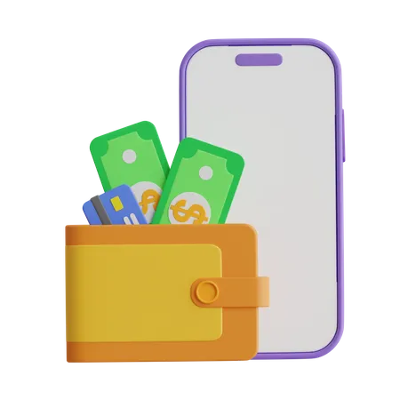 E Wallet  3D Icon