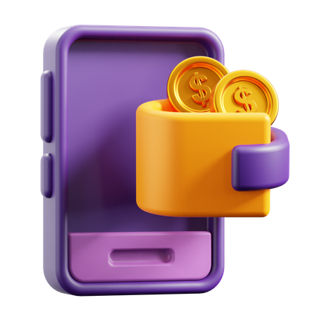 E-Wallet  3D Icon