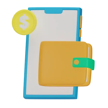 E Wallet  3D Icon