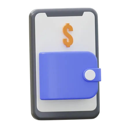 E Wallet  3D Icon