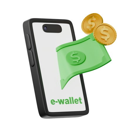 E-Wallet  3D Icon