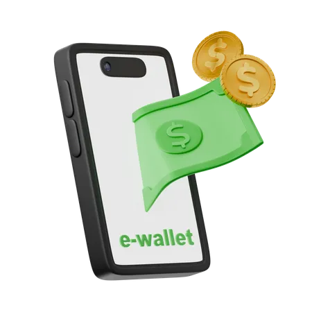 E-Wallet  3D Icon