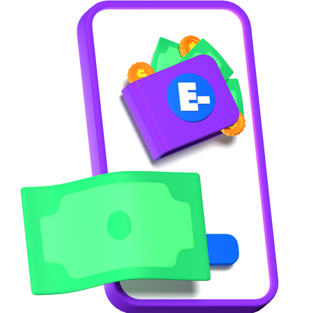 E-Wallet 3D Icon