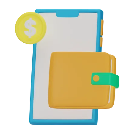 E Wallet 3 D Financial 3D Icon