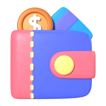 This Is E Wallet 3 D Render Illustration Icon High Resolution Png File Isolated On Transparent Background Available 3 D Model File Format BLEND OBJ FBX And GLTF 3D Icon