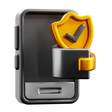 E-Wallet Protection  3D Icon