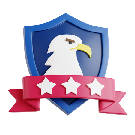 Eagle Badge  3D Icon