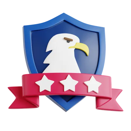 Eagle Badge  3D Icon