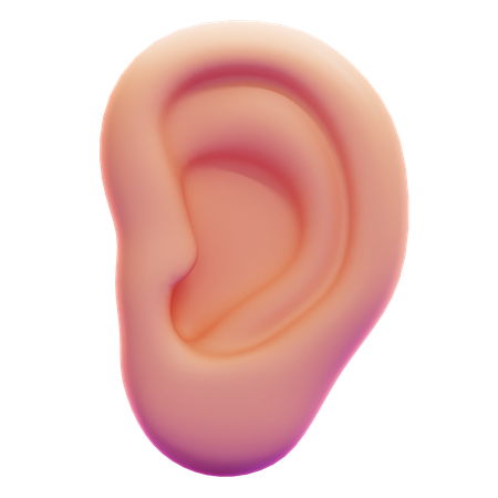 EAR  3D Icon