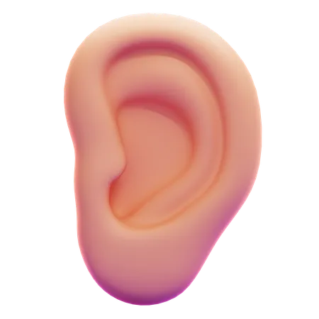 EAR  3D Icon