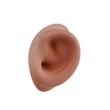 Ear  3D Icon