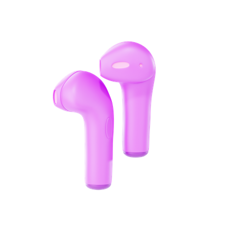Ear Buds  3D Illustration