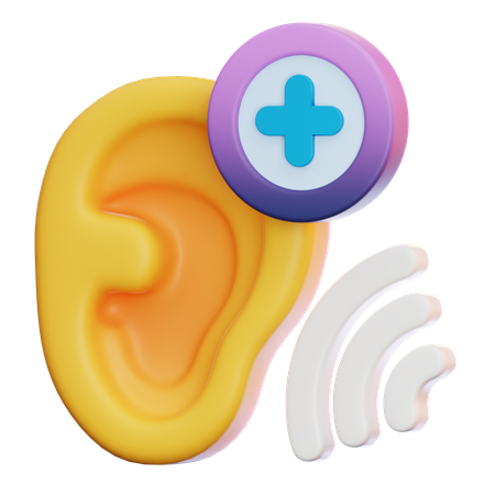 Ear Checkup  3D Icon