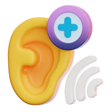 Ear Checkup  3D Icon