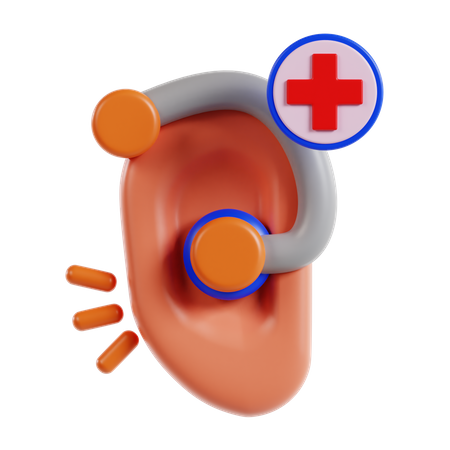 Ear Checkup  3D Icon