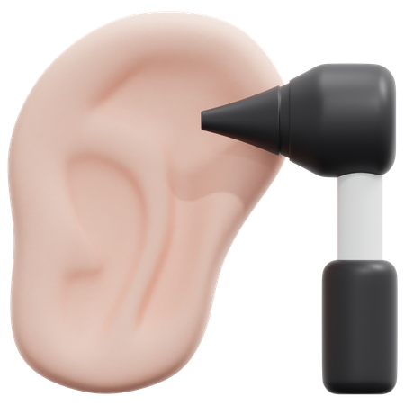 Ear Checkup  3D Icon