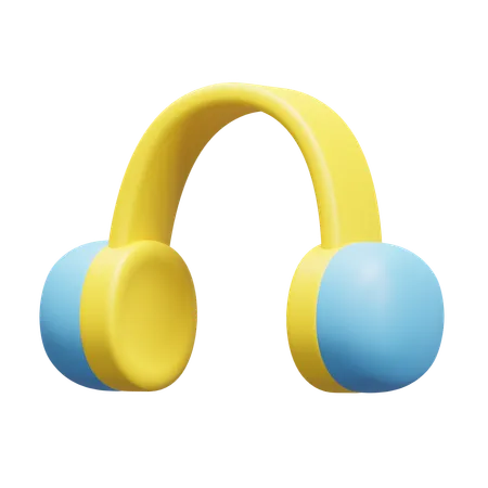 Ear muff  3D Icon