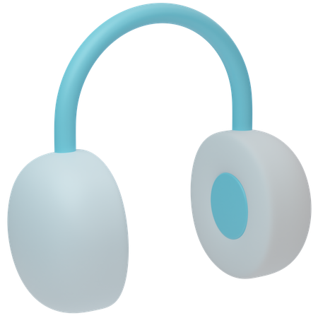 Ear Muff  3D Icon