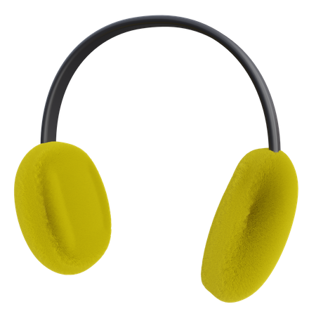 Ear Muff  3D Icon