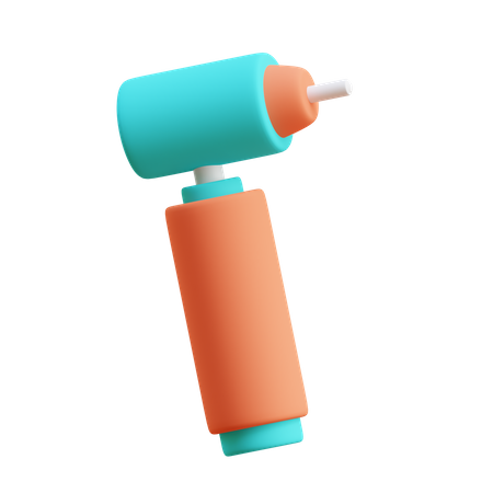 Ear Otoscope  3D Icon