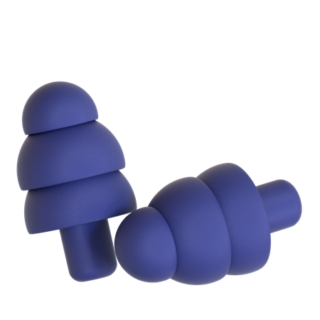 Ear Plug  3D Icon