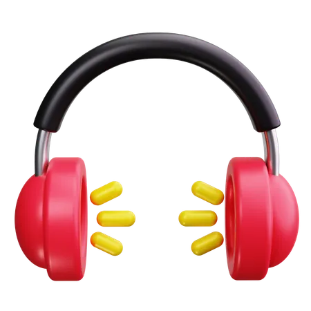 Ear Protection  3D Icon