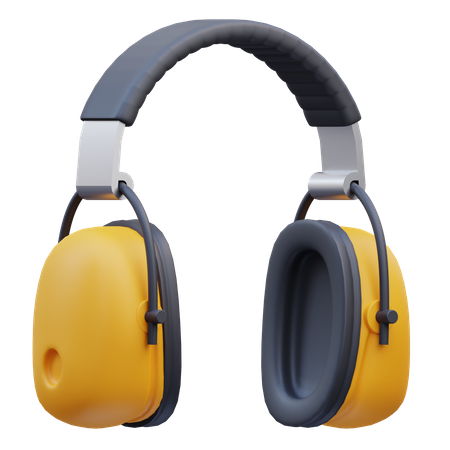 Ear Protection  3D Icon