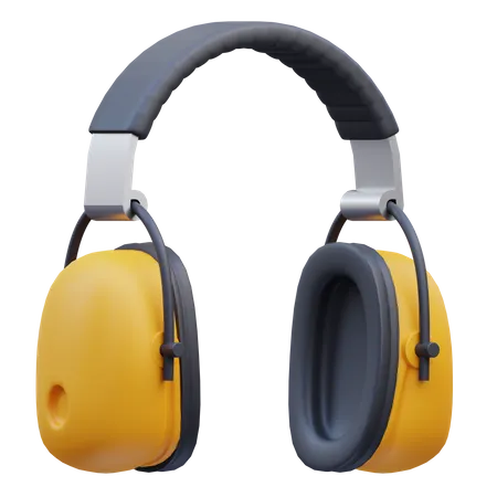 Ear Protection 3D Icon