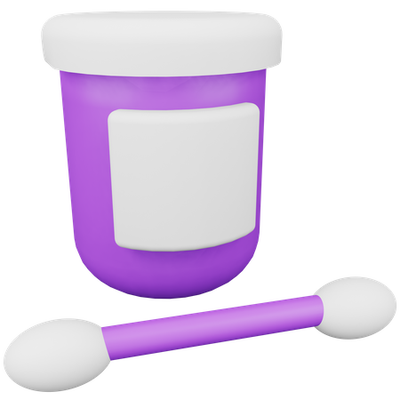 Ear Stick  3D Icon
