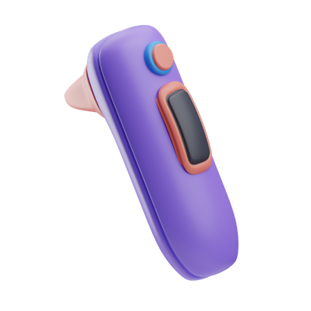 Ear Thermometer  3D Icon